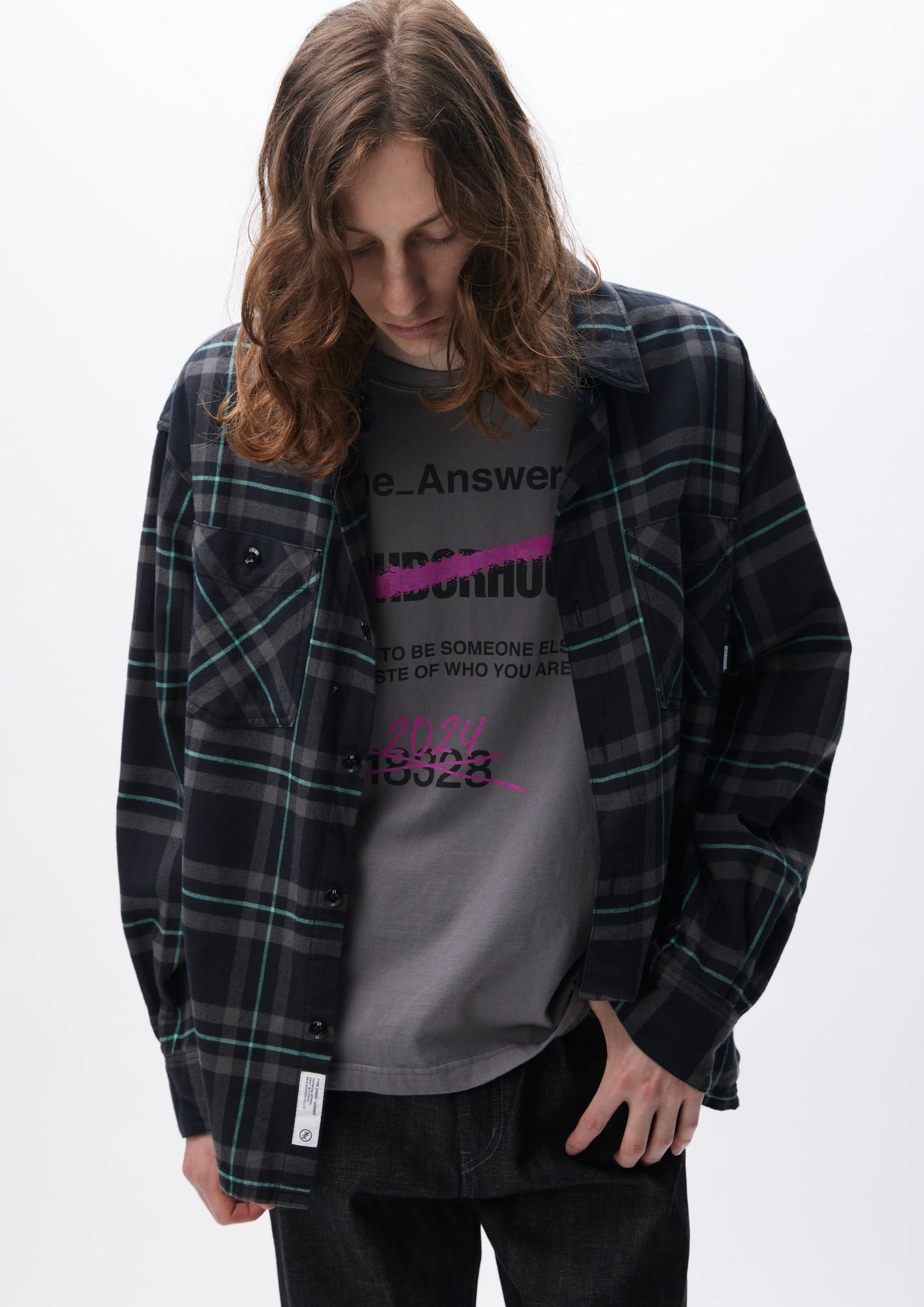 NEIGHBORHOOD 24AW TARTAN CHECK SHIRT LS