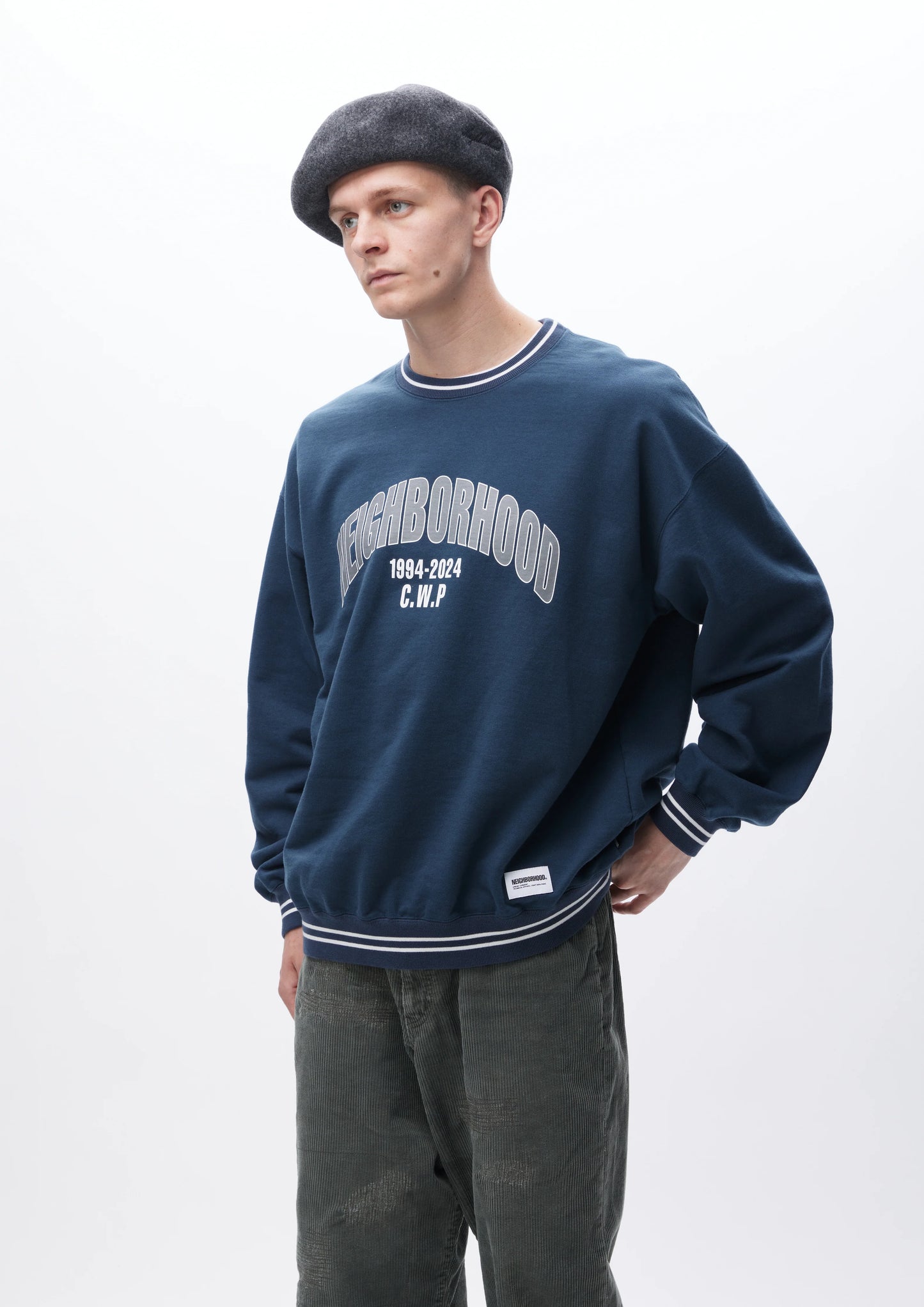 NEIGHBORHOOD 24AW COLLEGE SWEAT SHIRT LS