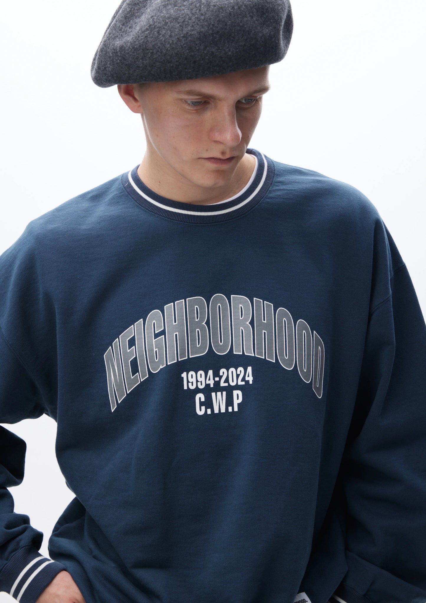 NEIGHBORHOOD 24AW COLLEGE SWEAT SHIRT LS