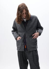 NEIGHBORHOOD 24AW WOOL JERSEY CARDIGAN