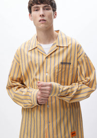 NEIGHBORHOOD 24AW STRIPE WORK SHIRT LS