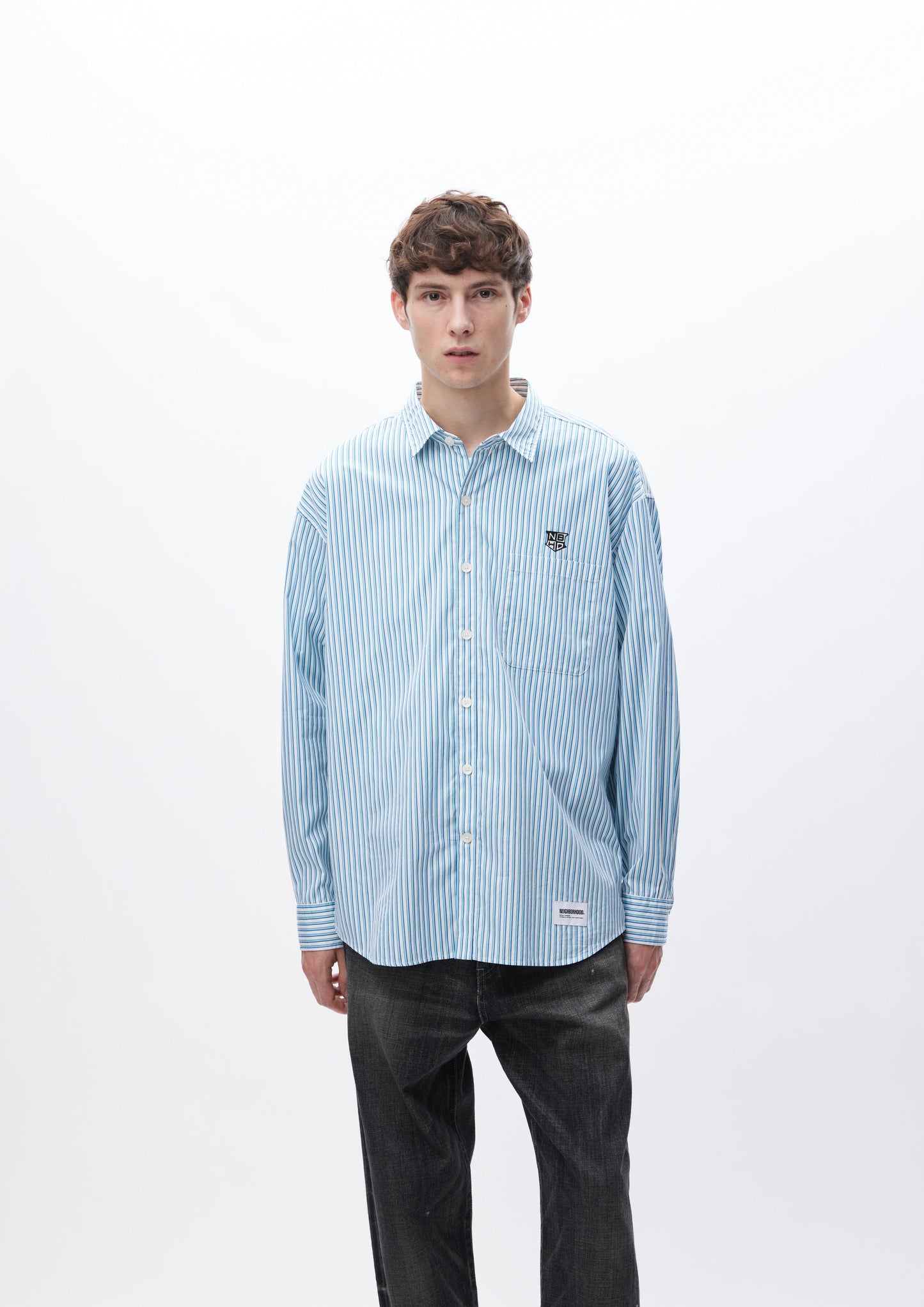 NEIGHBORHOOD 24AW TM STRIPE SHIRT LS