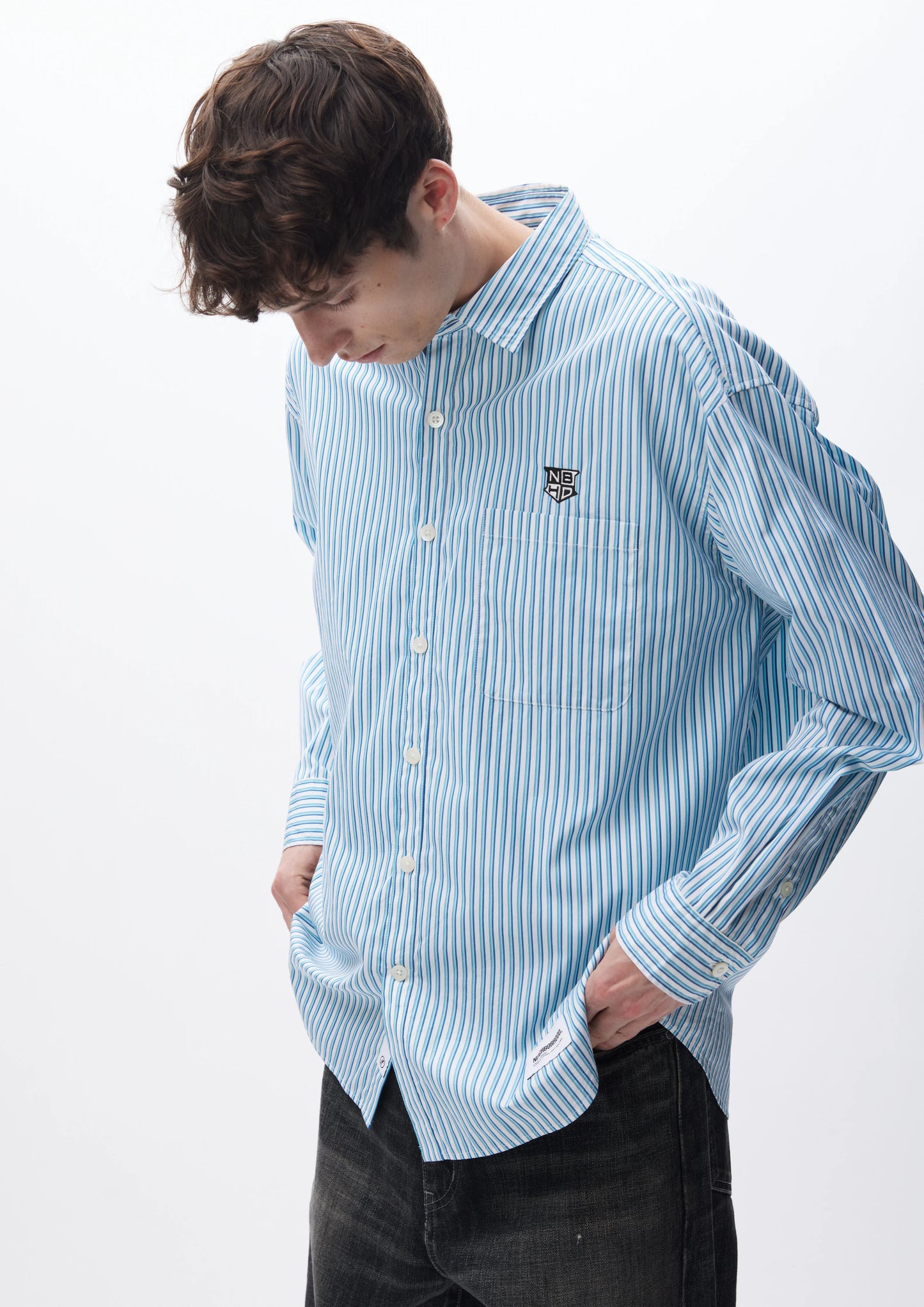 NEIGHBORHOOD 24AW TM STRIPE SHIRT LS