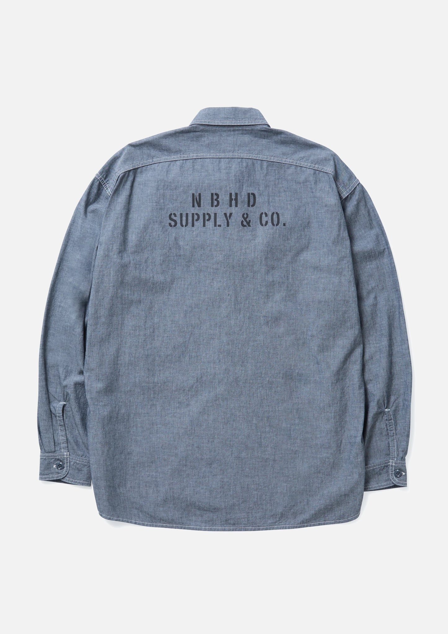 NEIGHBORHOOD 25SS CHAMBRAY SHIRT LS