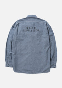 NEIGHBORHOOD 25SS CHAMBRAY SHIRT LS