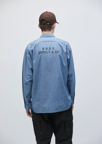 NEIGHBORHOOD 25SS CHAMBRAY SHIRT LS