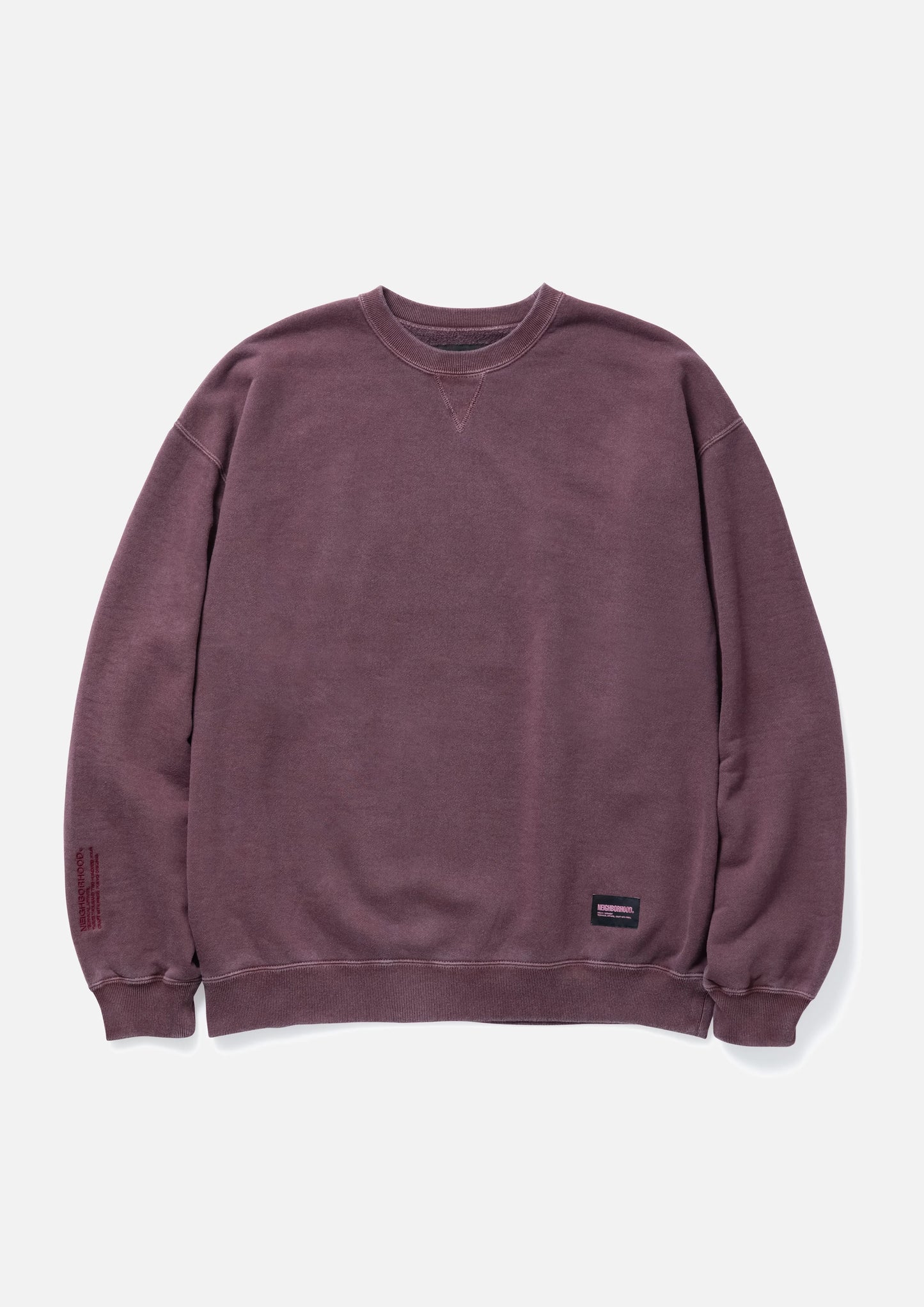 NEIGHBORHOOD 25SS PIGMENT DYED SWEAT SHIRT LS