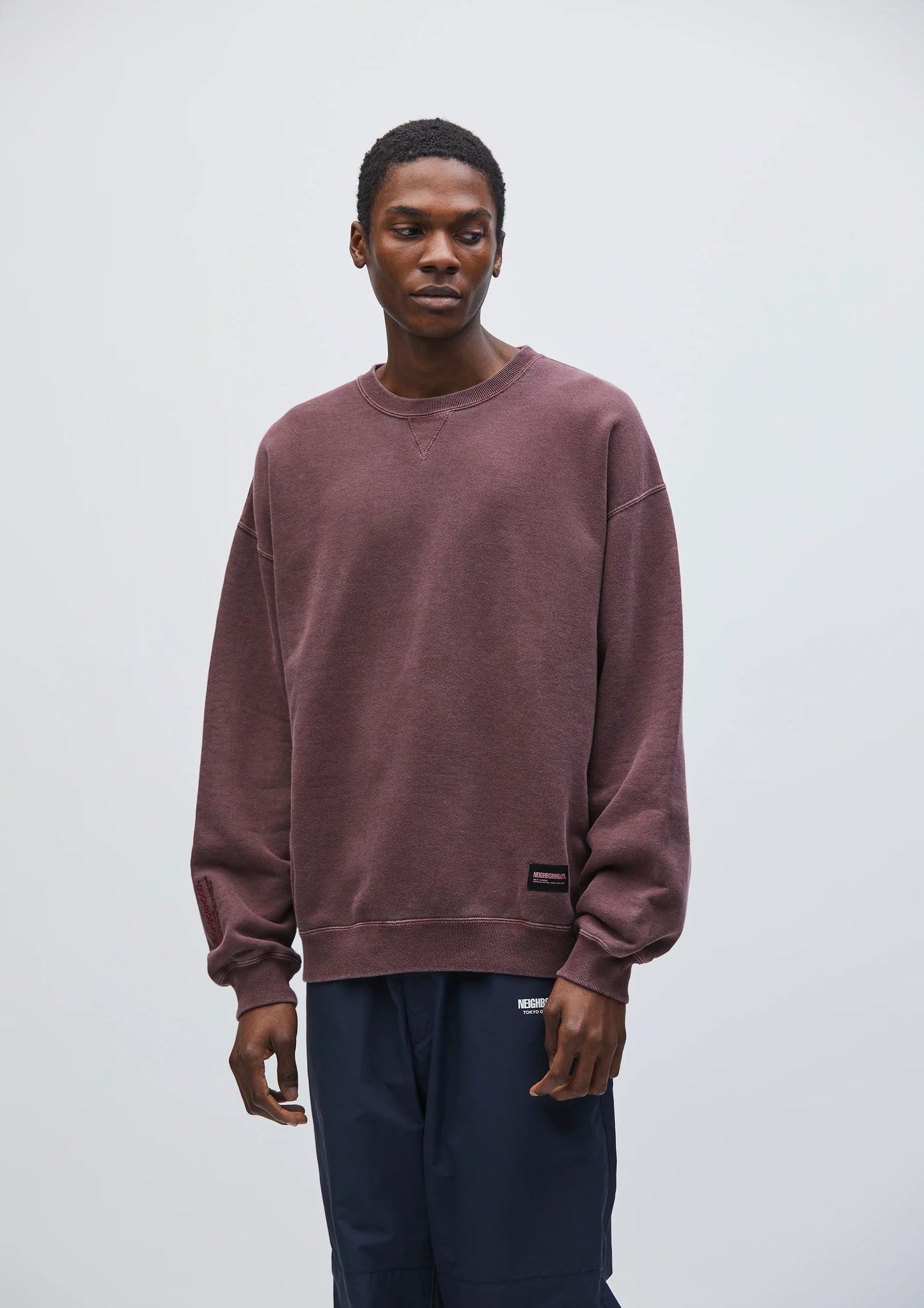 NEIGHBORHOOD 25SS PIGMENT DYED SWEAT SHIRT LS