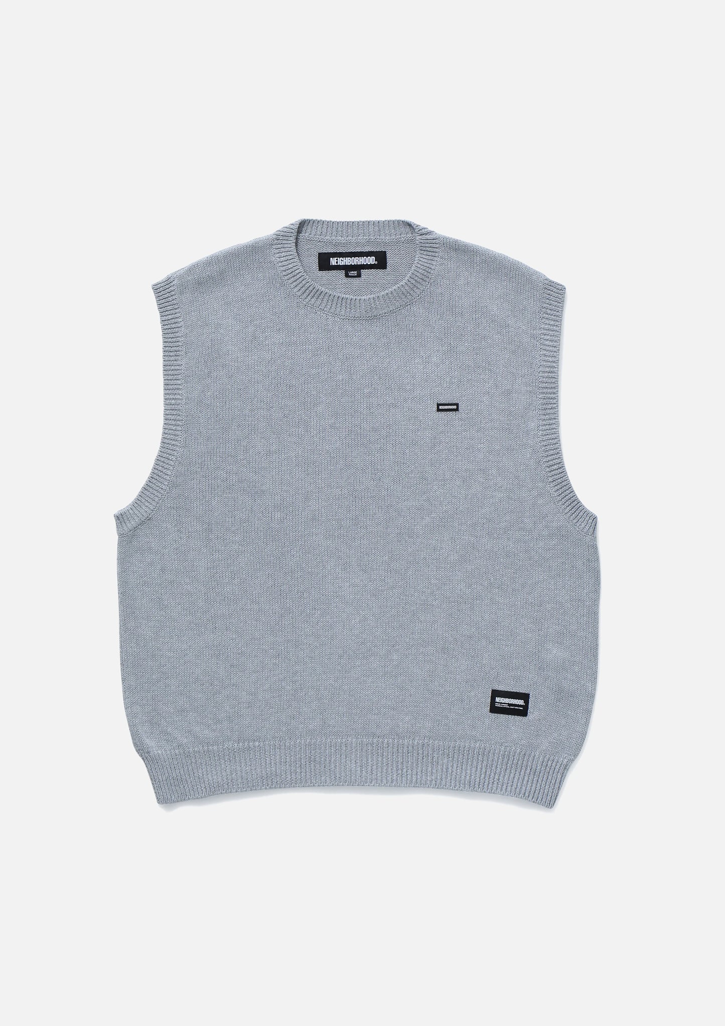 NEIGHBORHOOD 25SS PLAIN CREWNECK VEST