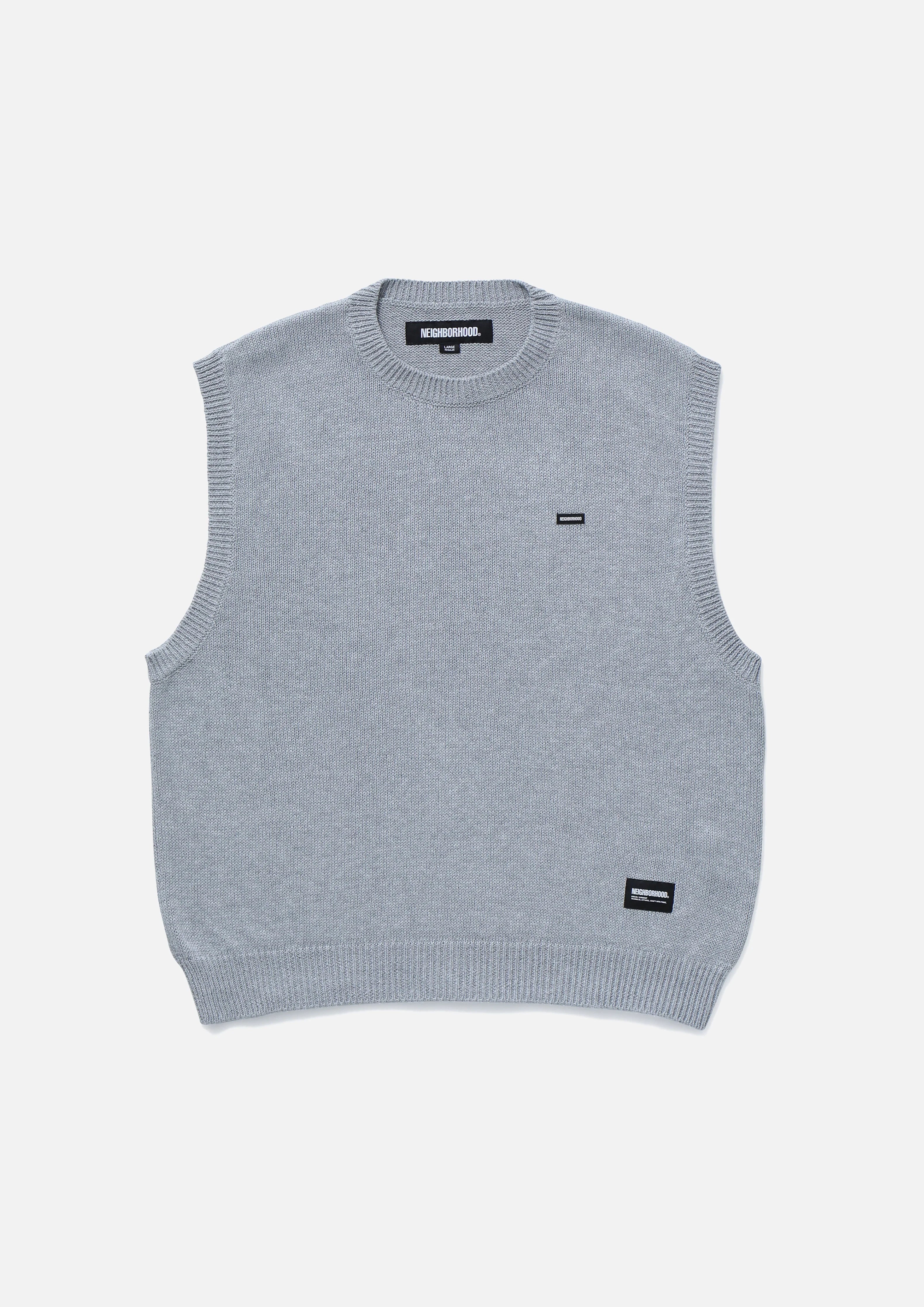 NEIGHBORHOOD 25SS PLAIN CREWNECK VEST