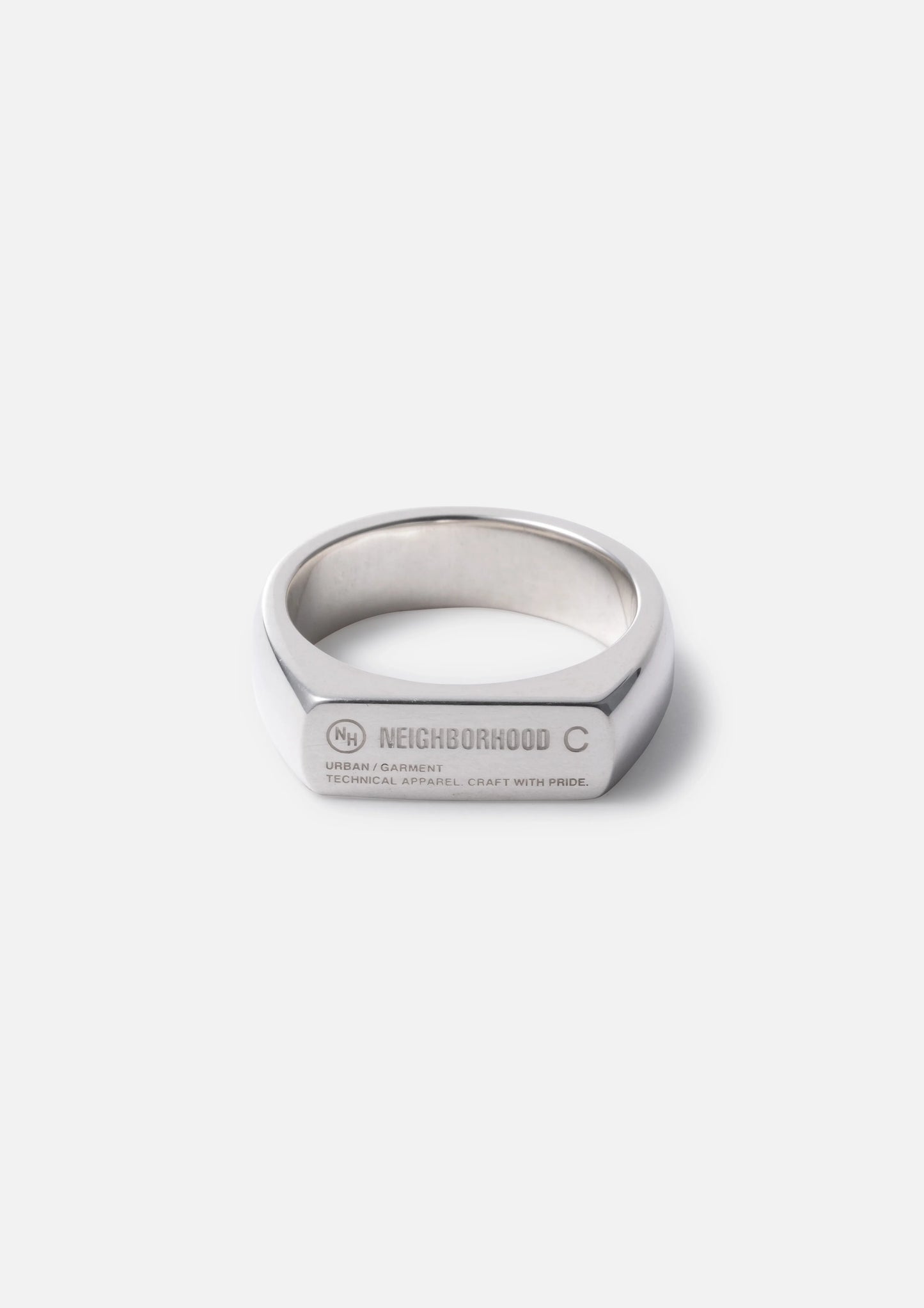 NEIGHBORHOOD 25SS SILVER SIGNET RING