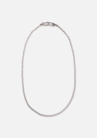 NEIGHBORHOOD 25SS SILVER FINE CHAIN NECKLACE