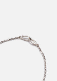 NEIGHBORHOOD 25SS SILVER FINE CHAIN NECKLACE