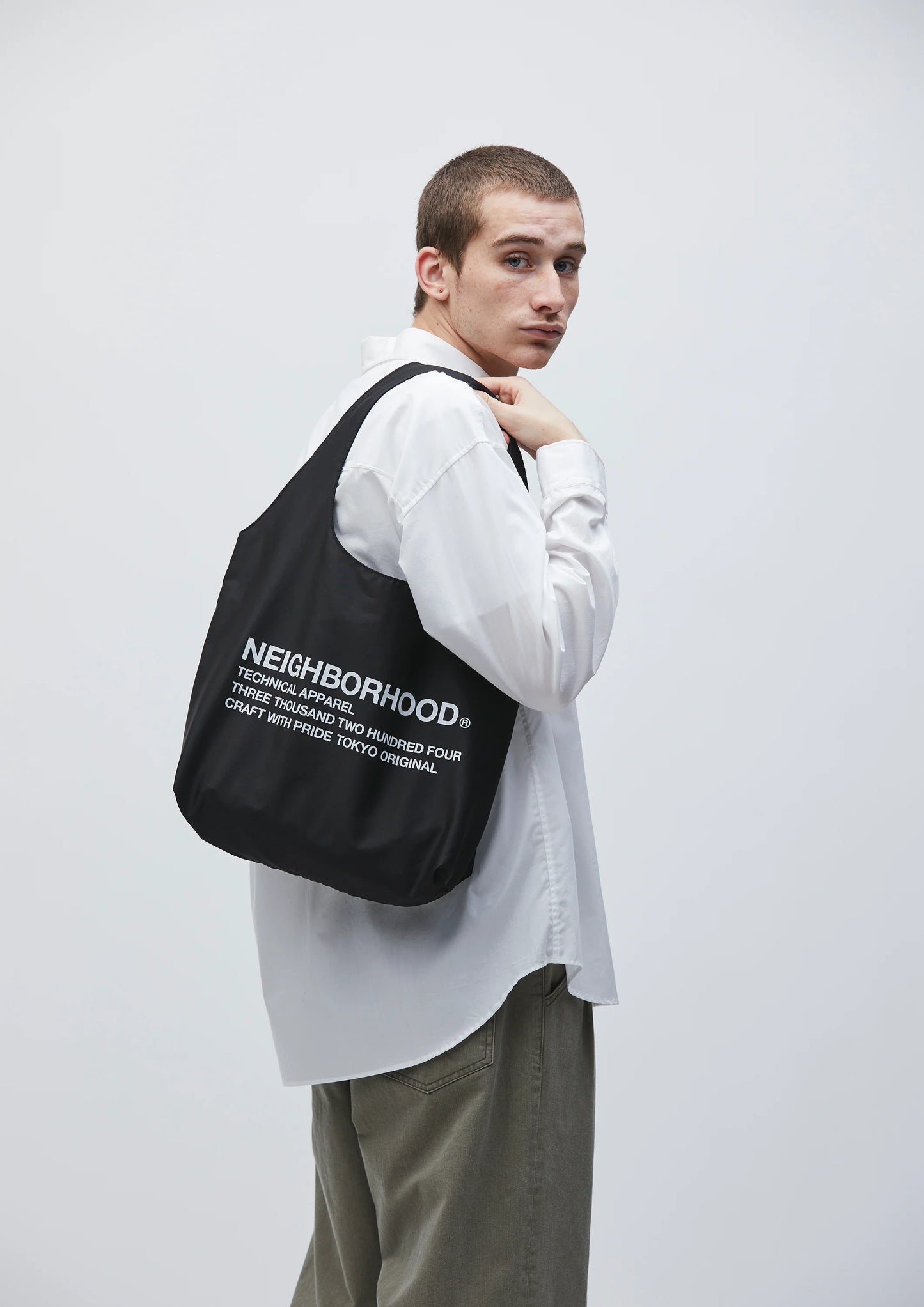 NEIGHBORHOOD 25SS LOGO TOTE BAG