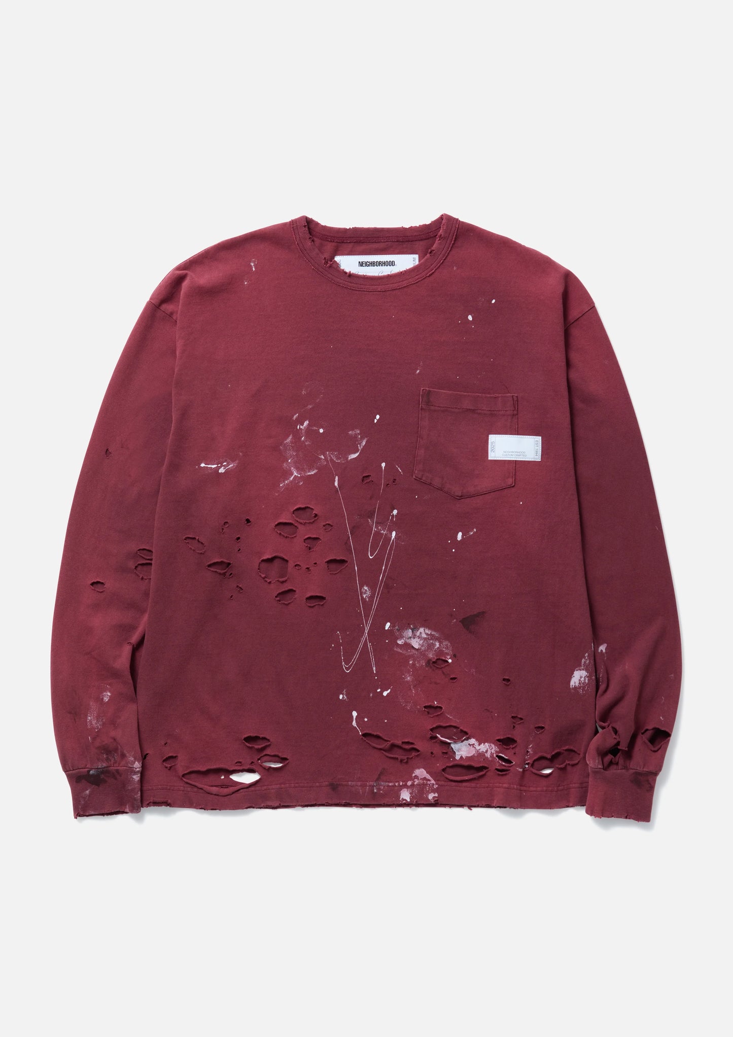 NEIGHBORHOOD 25SS SAVAGE CREWNECK-P LS