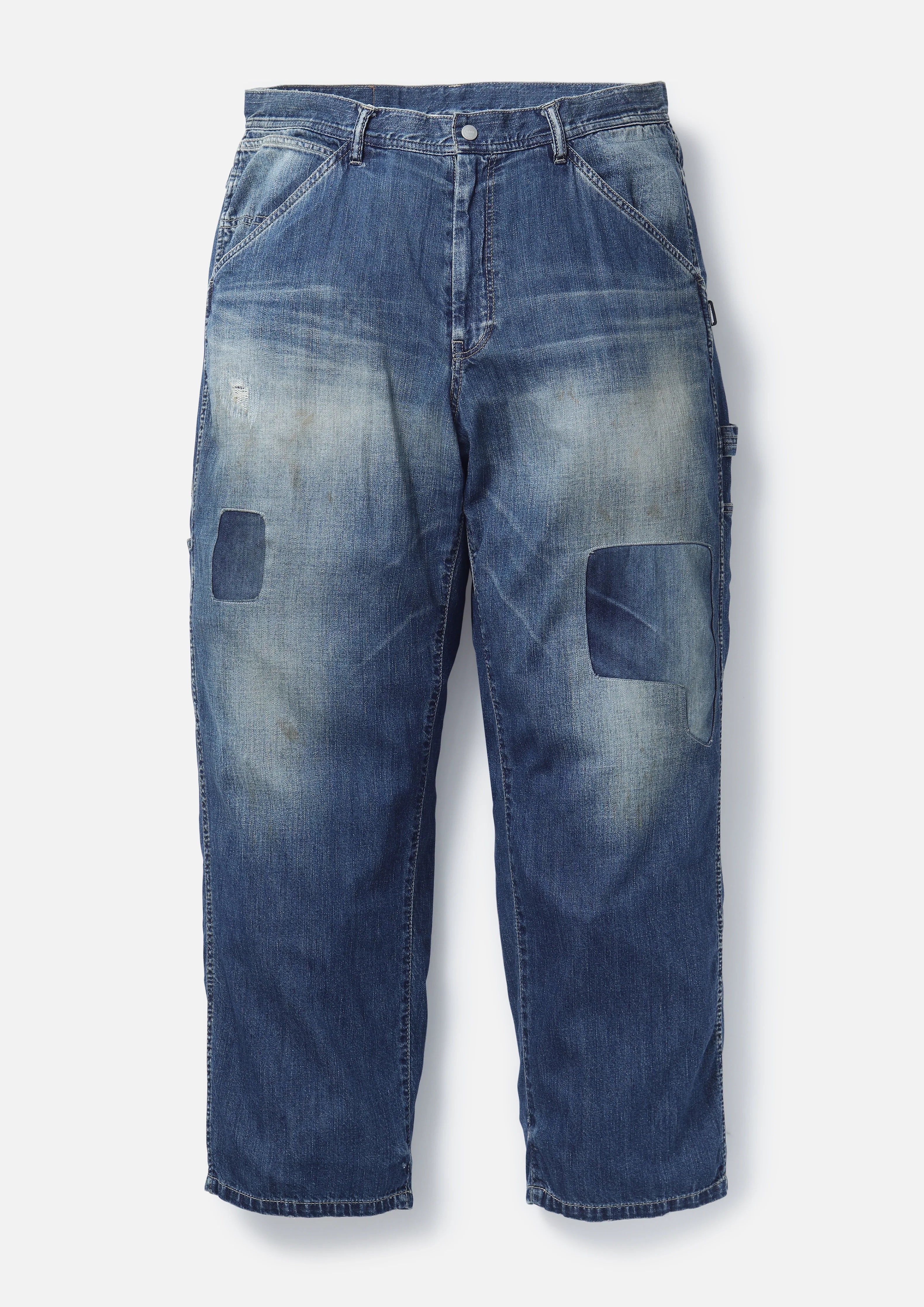 NEIGHBORHOOD 25SS SAVAGE LW DENIM PAINTER PANTS