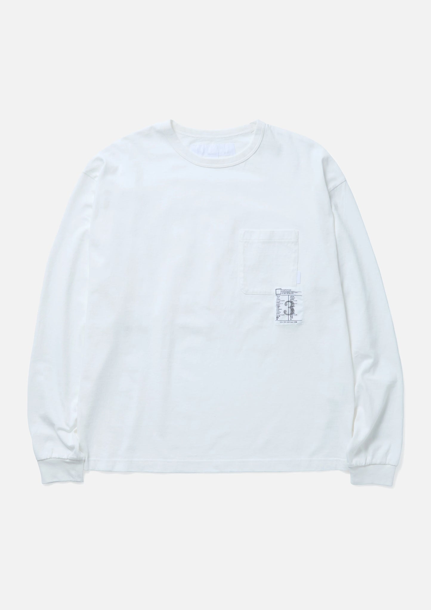 NEIGHBORHOOD 25SS BW CREWNECK-P LS