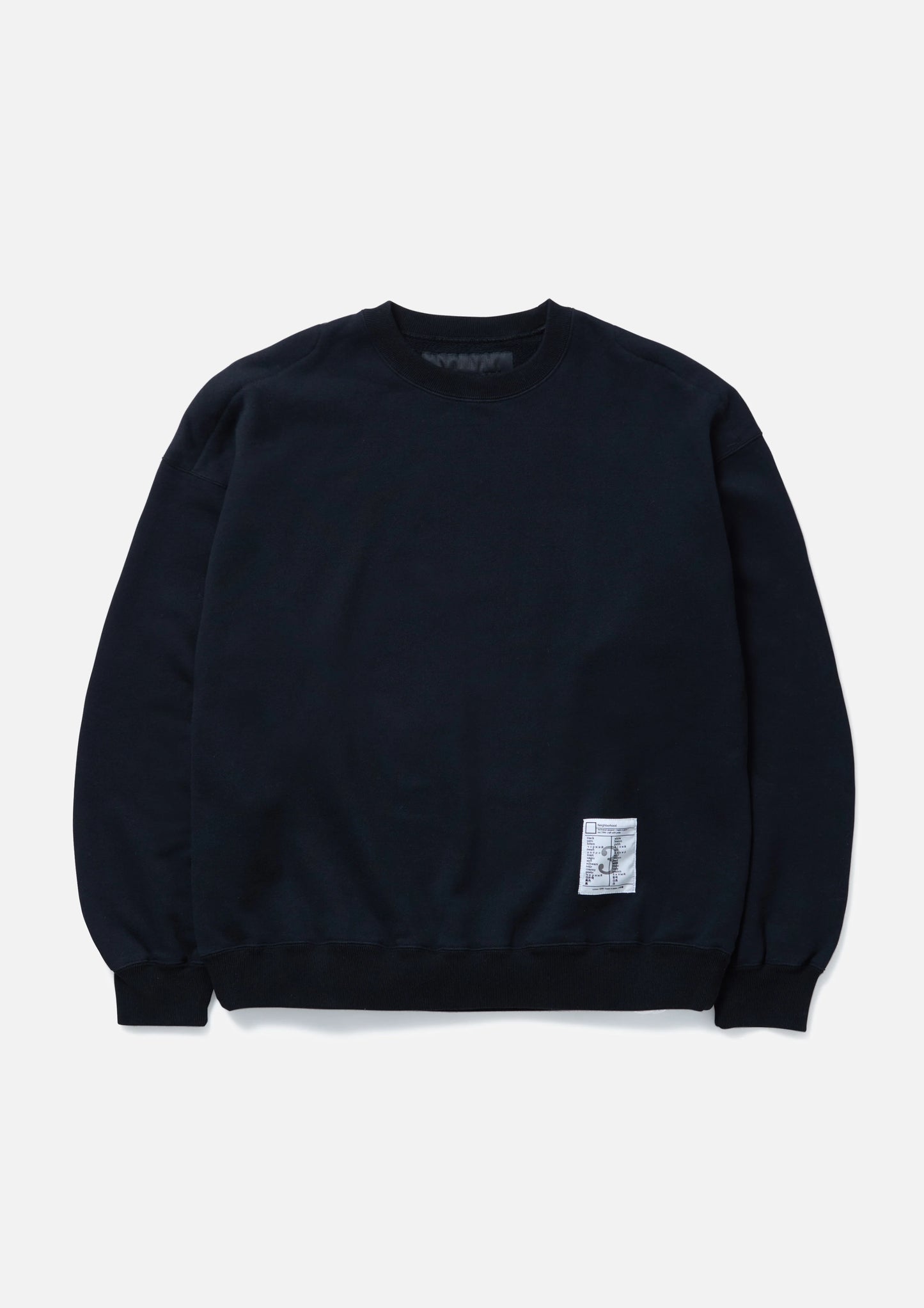 NEIGHBORHOOD 25SS BW SWEAT SHIRT LS