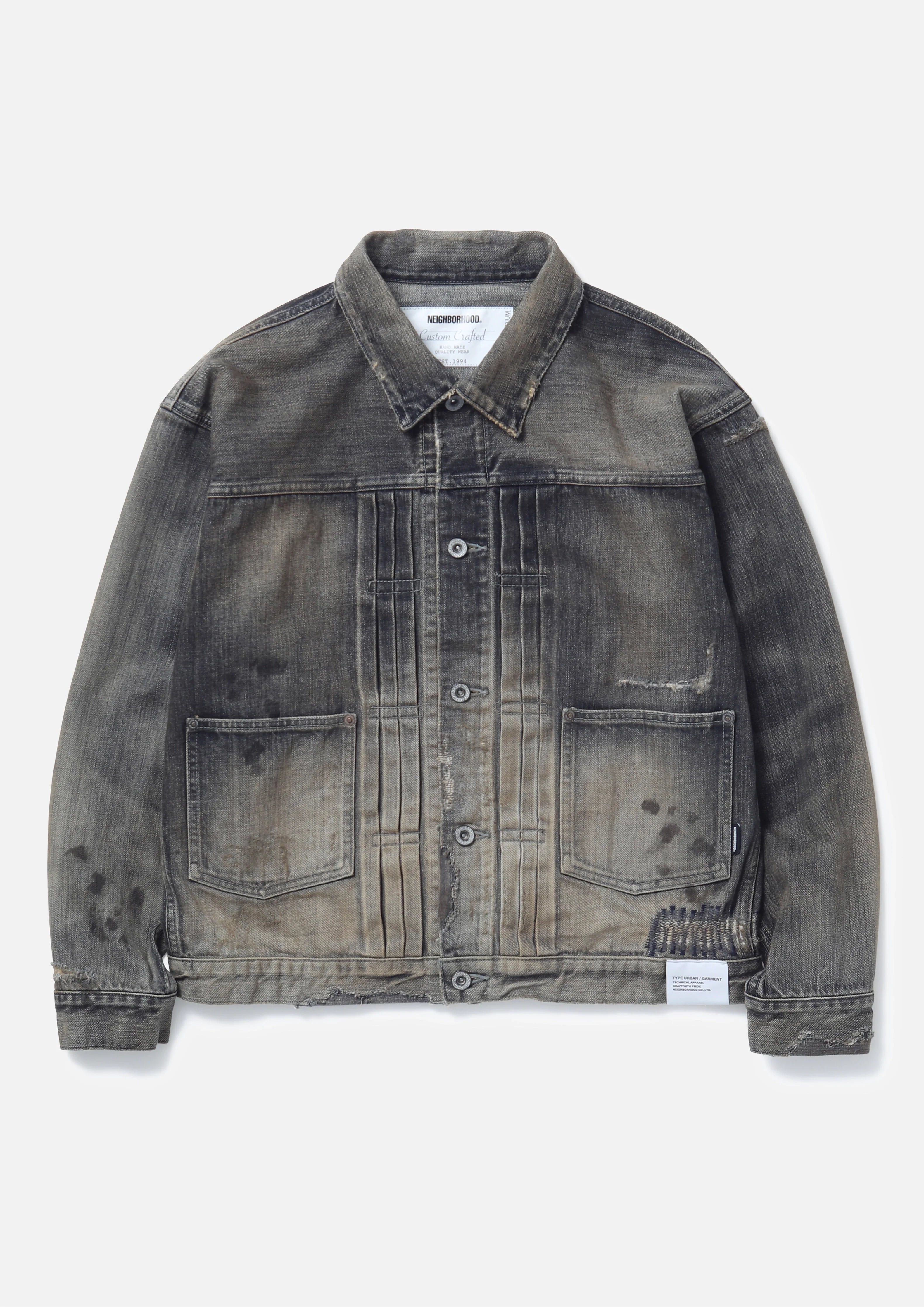 NEIGHBORHOOD 25SS SAVAGE DENIM TYPE-1 JACKET MOD