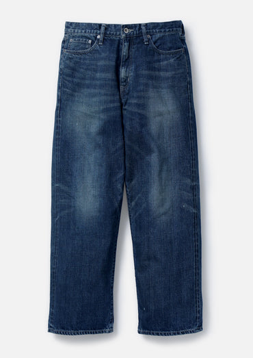 NEIGHBORHOOD 25SS WASHED DENIM DP WIDE PANTS