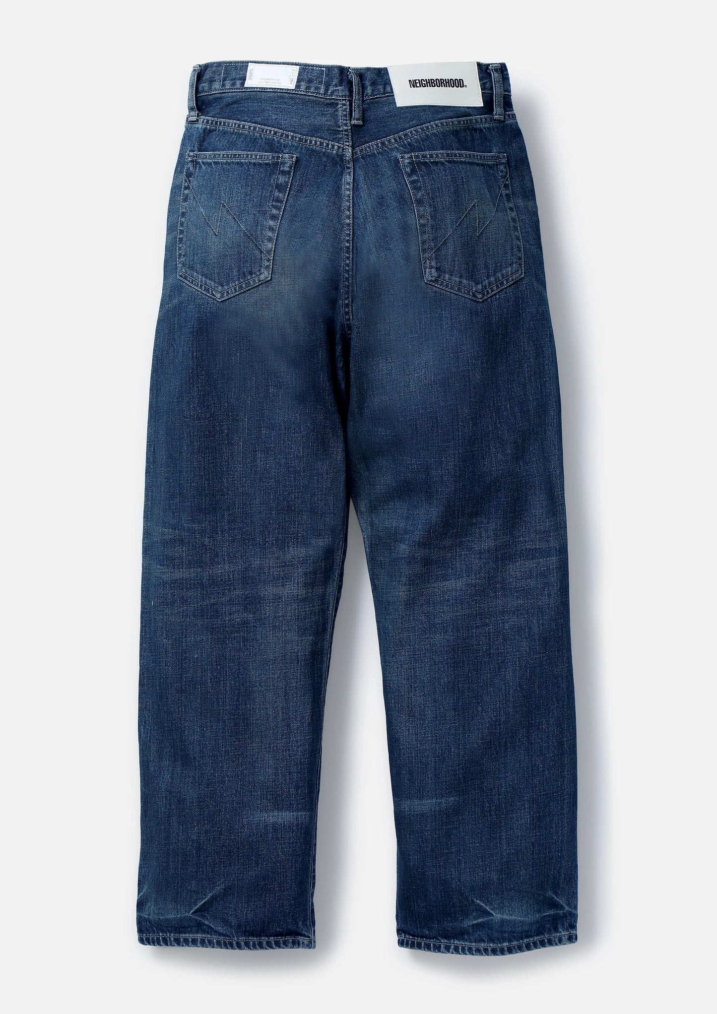 NEIGHBORHOOD 25SS WASHED DENIM DP WIDE PANTS