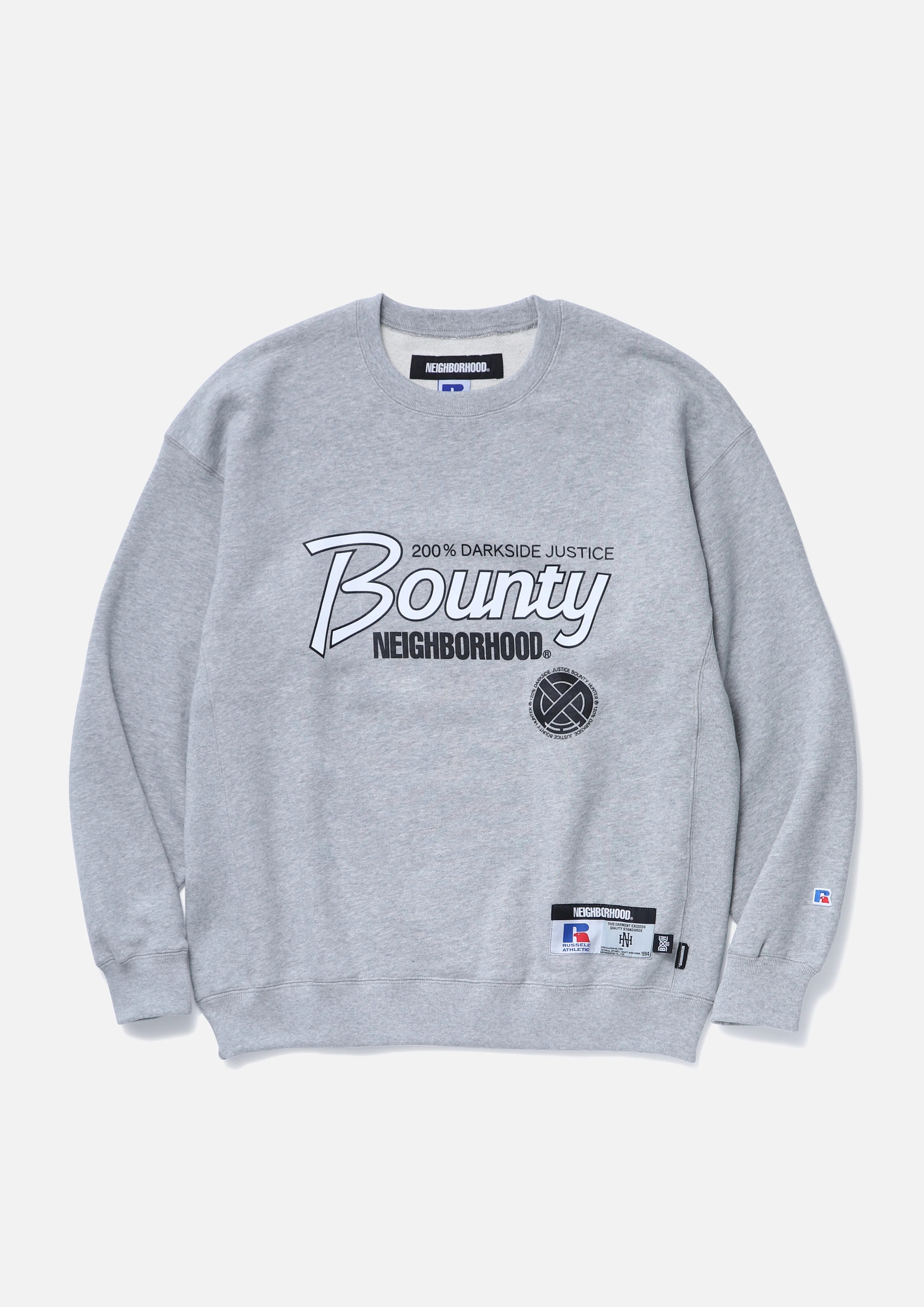 NEIGHBORHOOD x BOUNTY HUNTER x RUSSELL ATHLETIC / SWEAT SHIRT LS