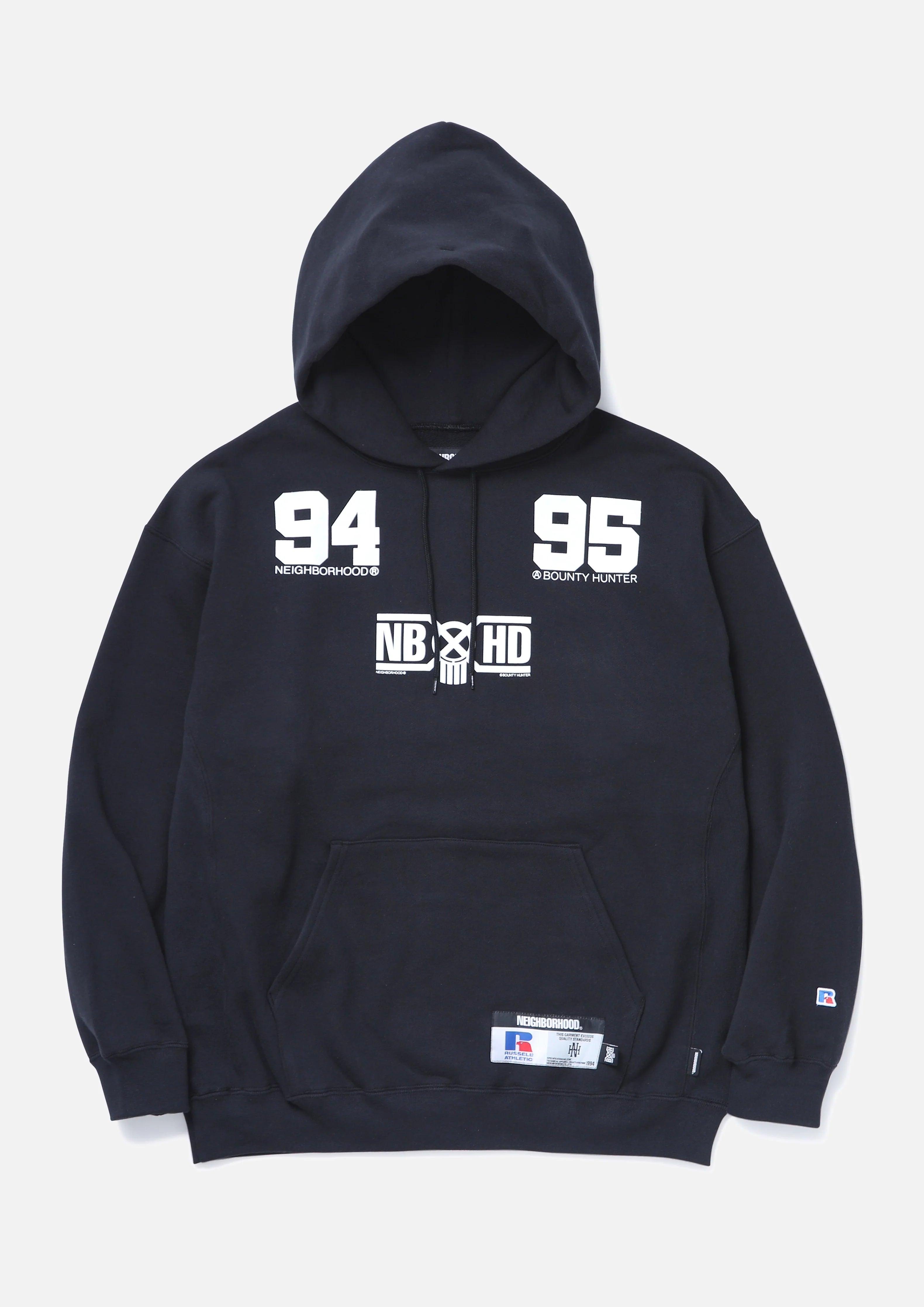 NEIGHBORHOOD x BOUNTY HUNTER x RUSSELL ATHLETIC / SWEAT HOODIE LS