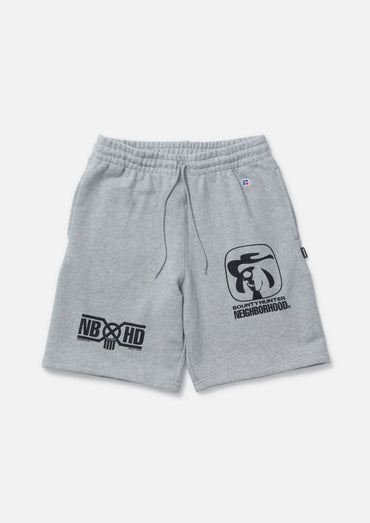 NEIGHBORHOOD x BOUNTY HUNTER x RUSSELL ATHLETIC / SWEAT SHORT PANTS