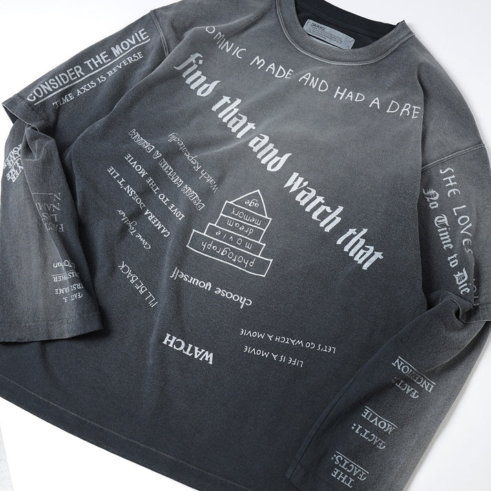 DAIRIKU 25AW TATTOO Switching Tee