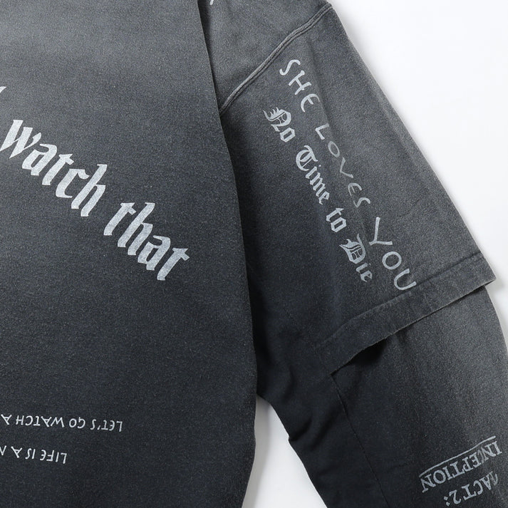 DAIRIKU 25AW TATTOO Switching Tee