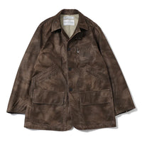 DAIRIKU 25AW Artificial Leather Hunting Jacket