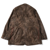 DAIRIKU 25AW Artificial Leather Hunting Jacket