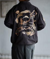 GOLD / 別注 SOUVENIR JACKET AGED MODEL JAPAN MAP