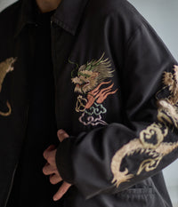 GOLD / 別注 SOUVENIR JACKET AGED MODEL JAPAN MAP