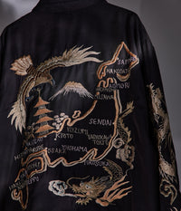 GOLD / 別注 SOUVENIR JACKET AGED MODEL JAPAN MAP
