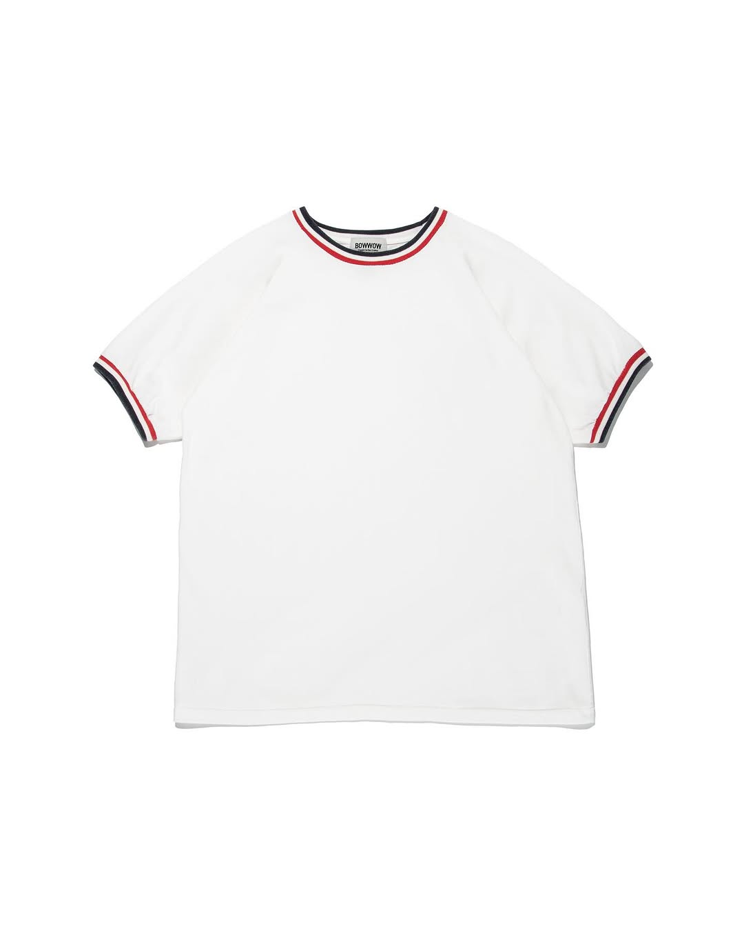 BOWWOW 25SS STRIPE RIBBED TEE