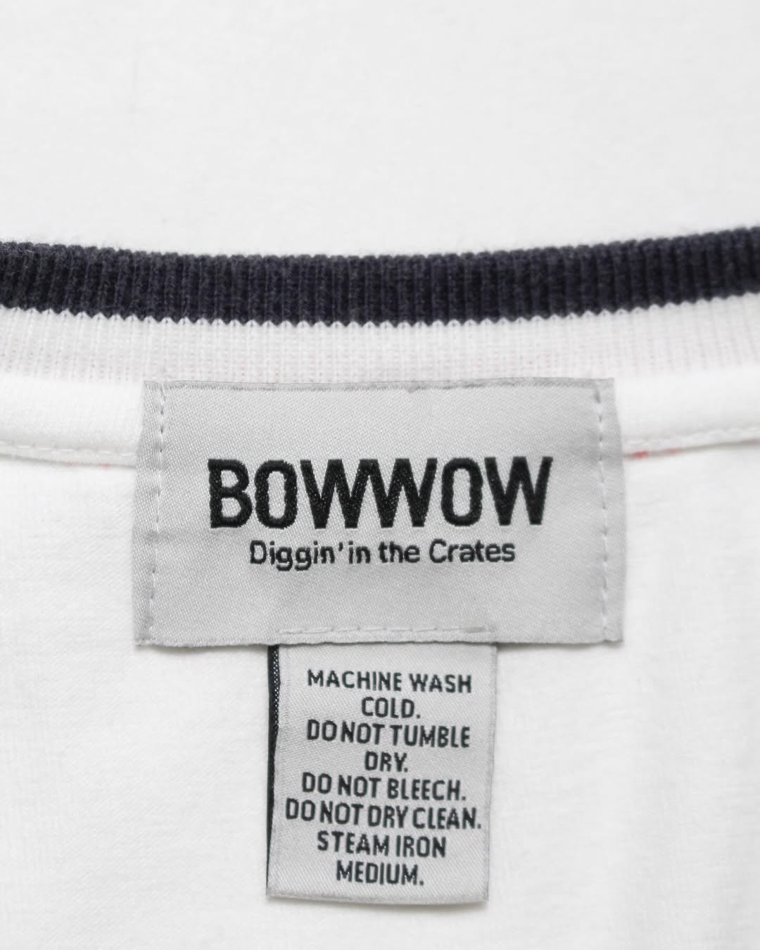 BOWWOW 25SS STRIPE RIBBED TEE