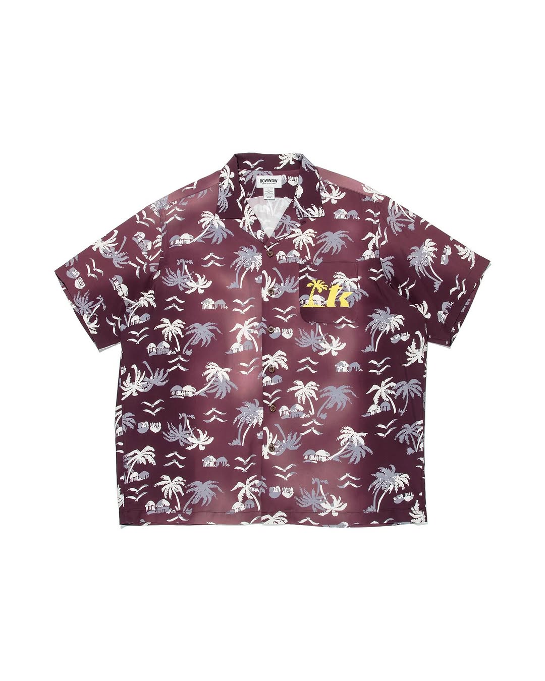 BOWWOW x TK RECORDS HAWAIIAN SHIRT SUNBURN