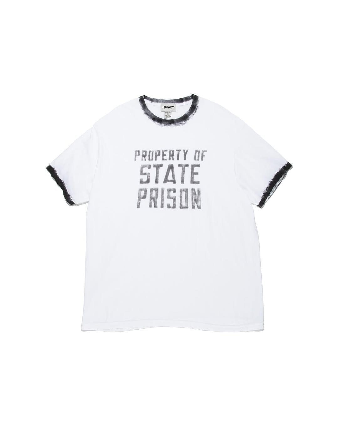 BOWWOW 25SS US PRISONER TRIM TEE