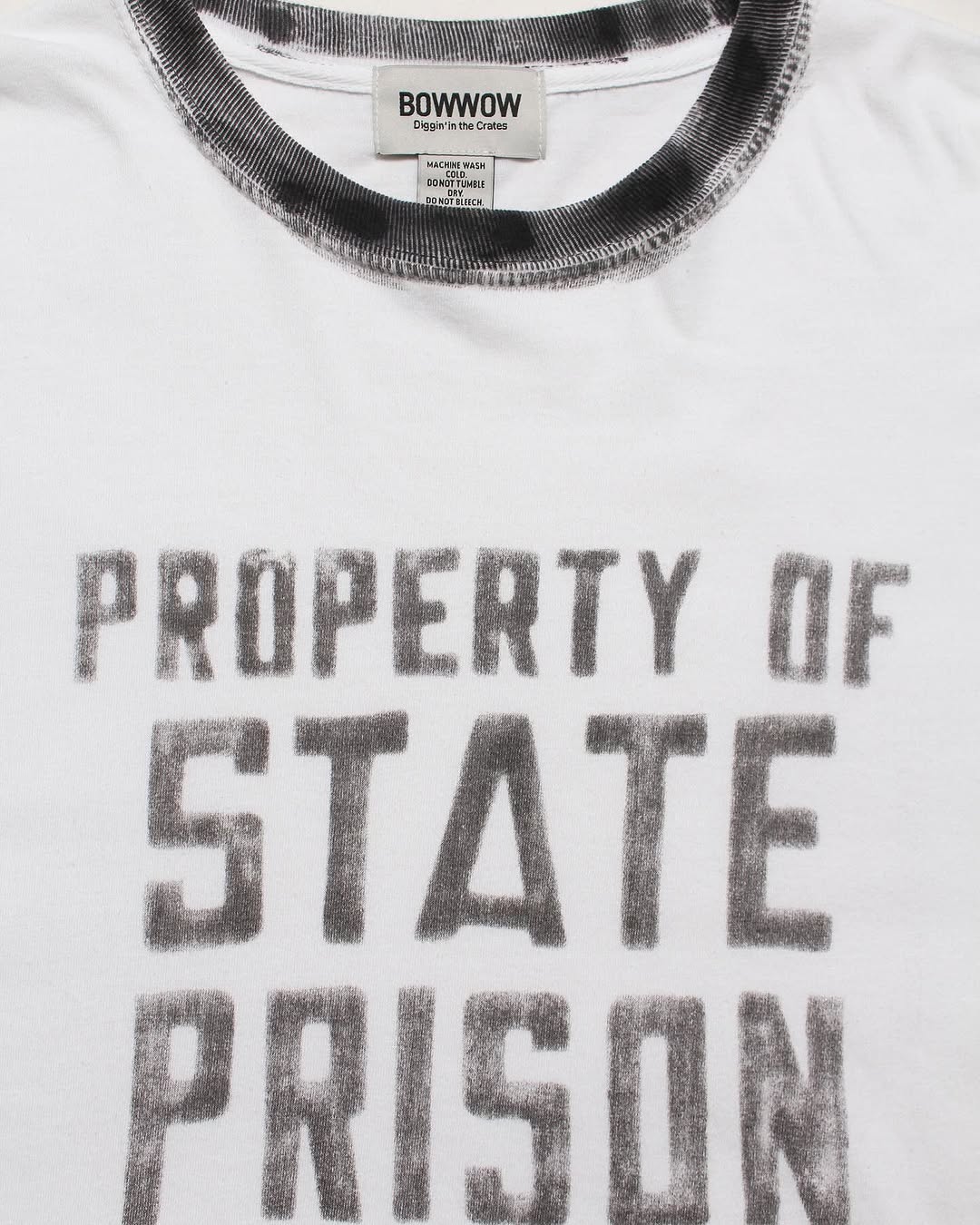 BOWWOW 25SS US PRISONER TRIM TEE