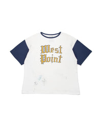 BOWWOW 25SS WEST POINT LOGO RIBBED SS CS