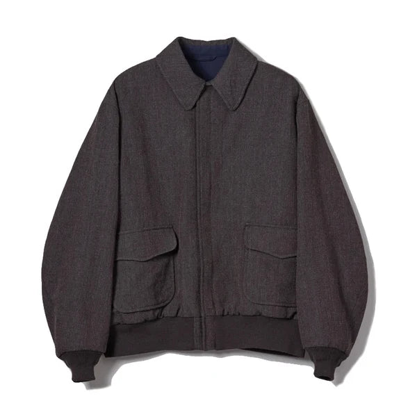 KAPTAIN SUNSHINE 26AW Wool Herringbone Flight Jacket