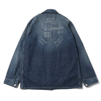 HERILL 26AW NAVY Denim Chore Jacket