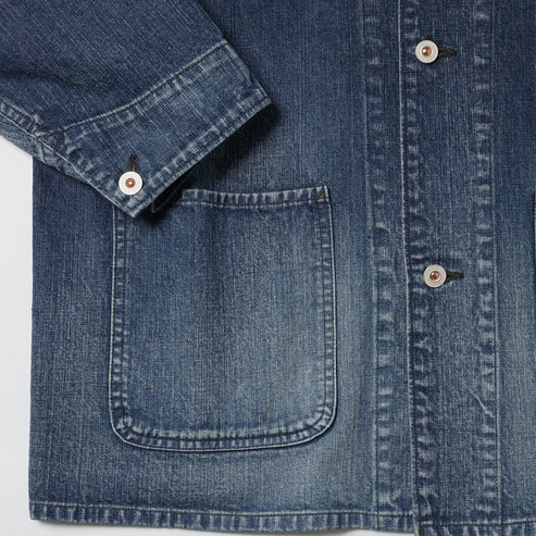 HERILL 26AW NAVY Denim Chore Jacket