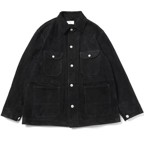 HERILL 26AW Lamb Suede Railroad Chore Jacket
