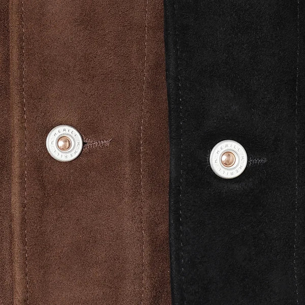HERILL 26AW Lamb Suede Railroad Chore Jacket