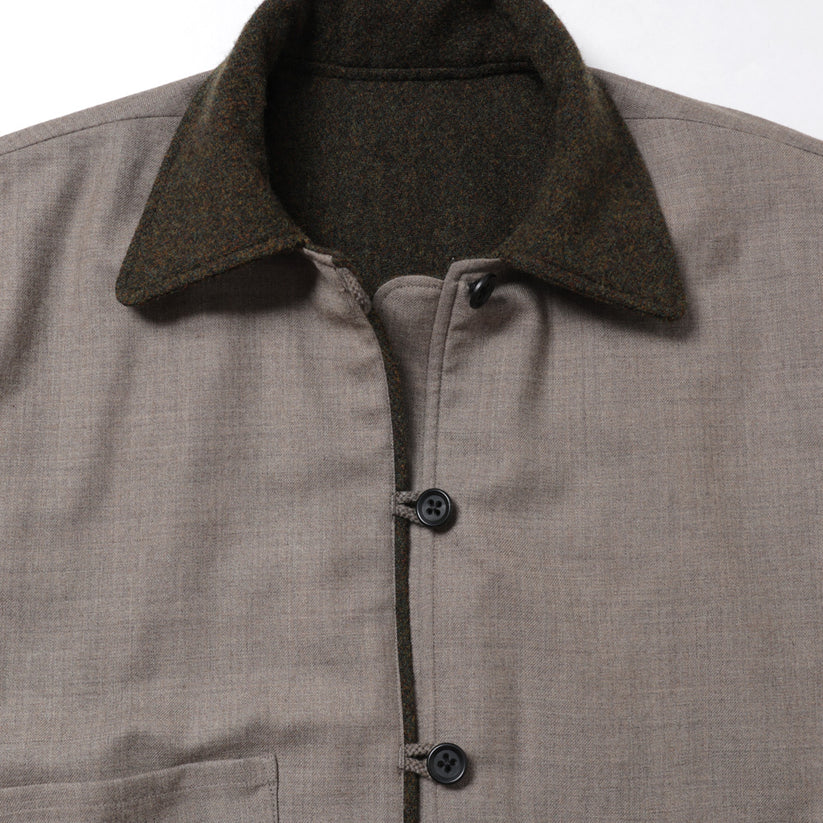 HERILL 26AW Herringbone Duffle Jacket