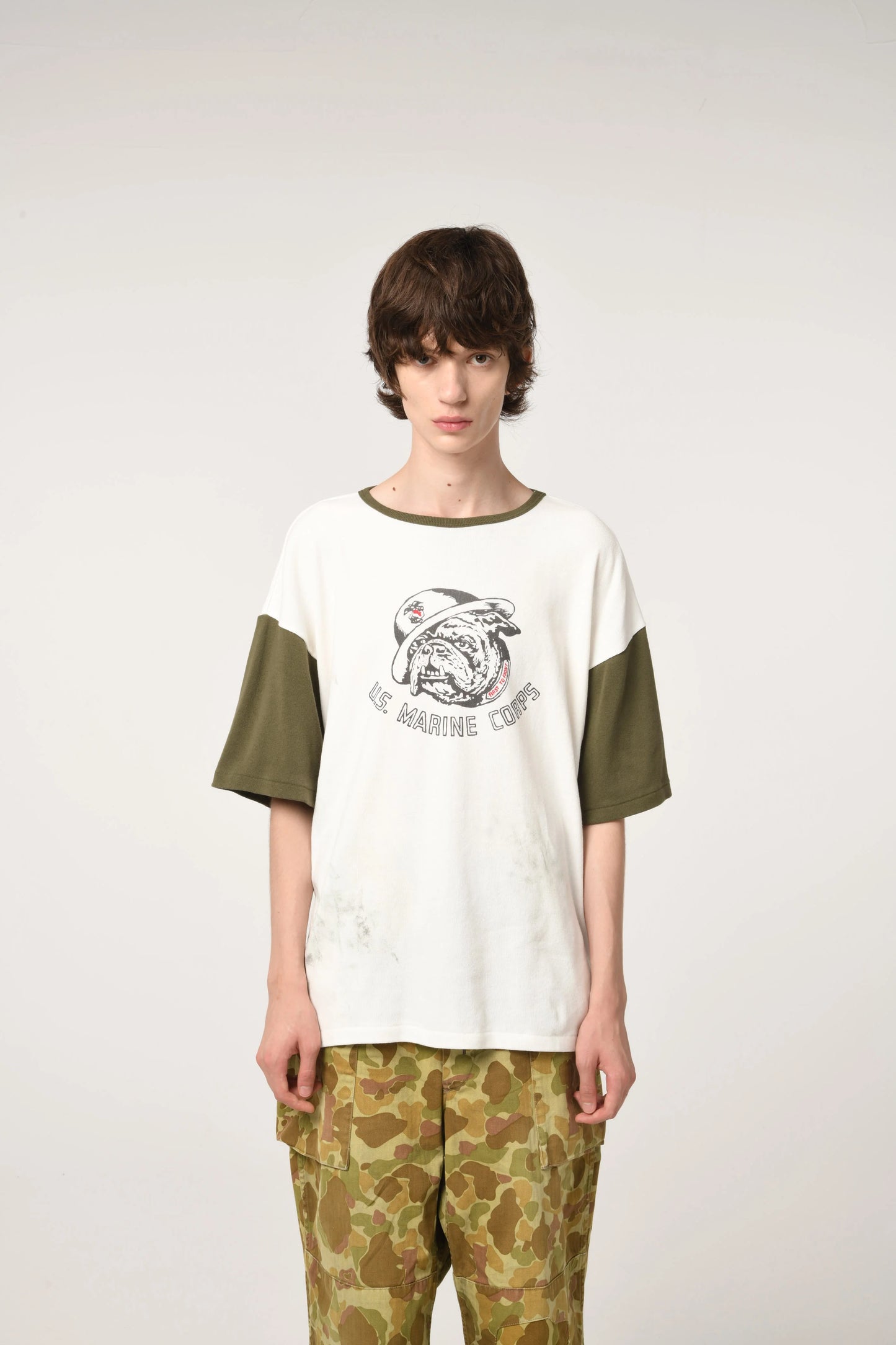 BOWWOW 25SS USMC BULLDOG RIBBED SS CS AGING