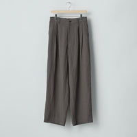 ssstein 25AW Rayon/Linen Wide Easy Trousers