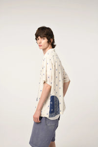 BOWWOW 25SS WEATHERVANE BANDANA REMADE SHIRT